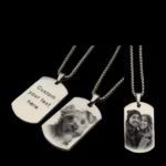 Custom Photo and Message Necklace