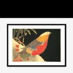 Golden Pheasant in the Snow wall paintings