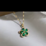 Green Flower Necklace