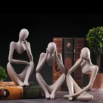 Thinker Abstract Art SandResin Sculpture